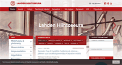 Desktop Screenshot of lahdenhiihtoseura.fi
